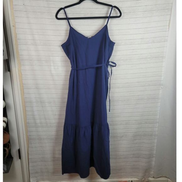 Universal Thread Night Fall Blue Maxi Sundress, sz Medium - Picture 1 of 15